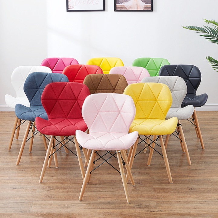 Ghế tựa lưng cánh bướm bọc da ,ghế nhựa ăn cơm chân gỗ cafe,sân vườn,ban công thư giãn chân gỗ đan nhập khẩu BGN047