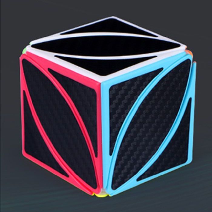 ✘♚☑Qiyi Maple Leaf Rubik s Cube Pyramid Shifting Edge Oblique Mirror Người mới bắt đầu trò chơi Xếp hình Đặc biệt Bộ đồ