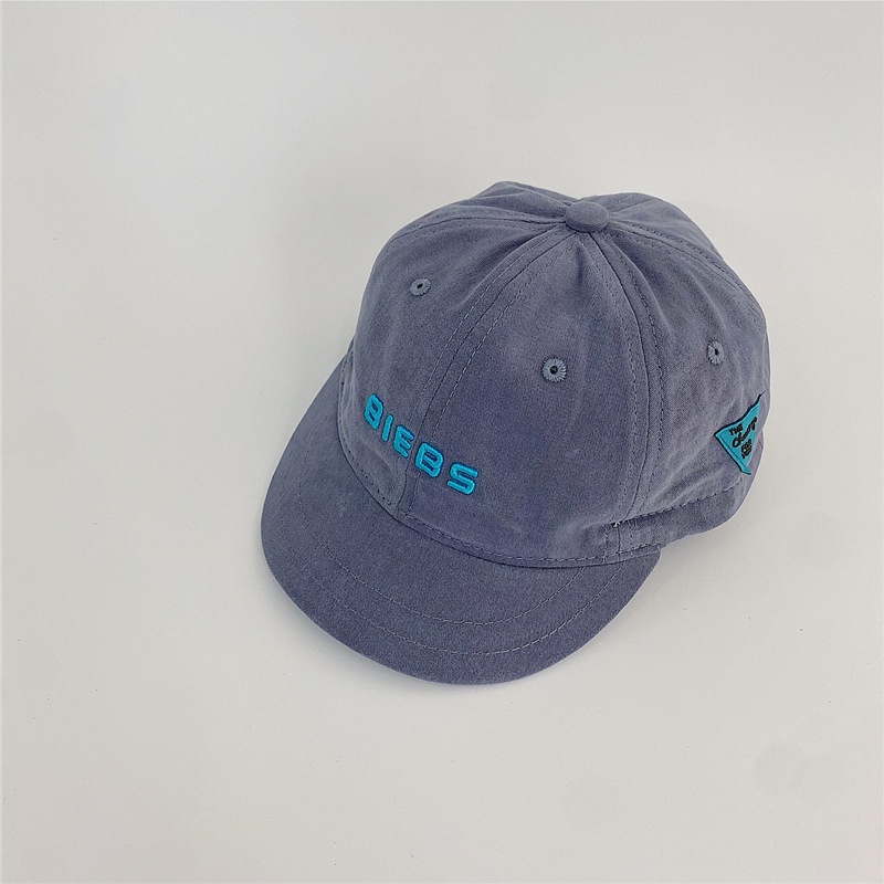 Mũ lưỡi trai thêu chữ đơn giản thời trang cho mẹ và bé