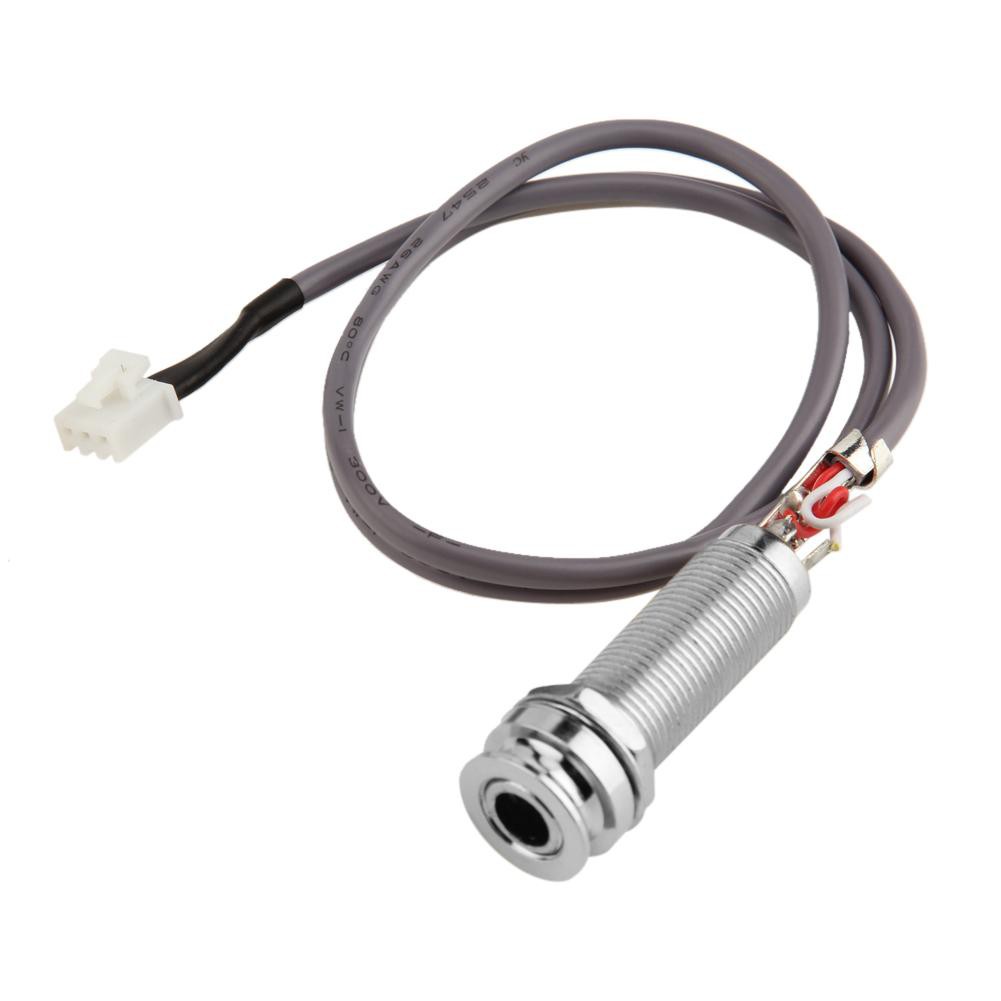 New Plastic Housing Acoustic Guitar Pickup System for Fishman VT1 Tail Nail Pickup EQ DIY Guitar