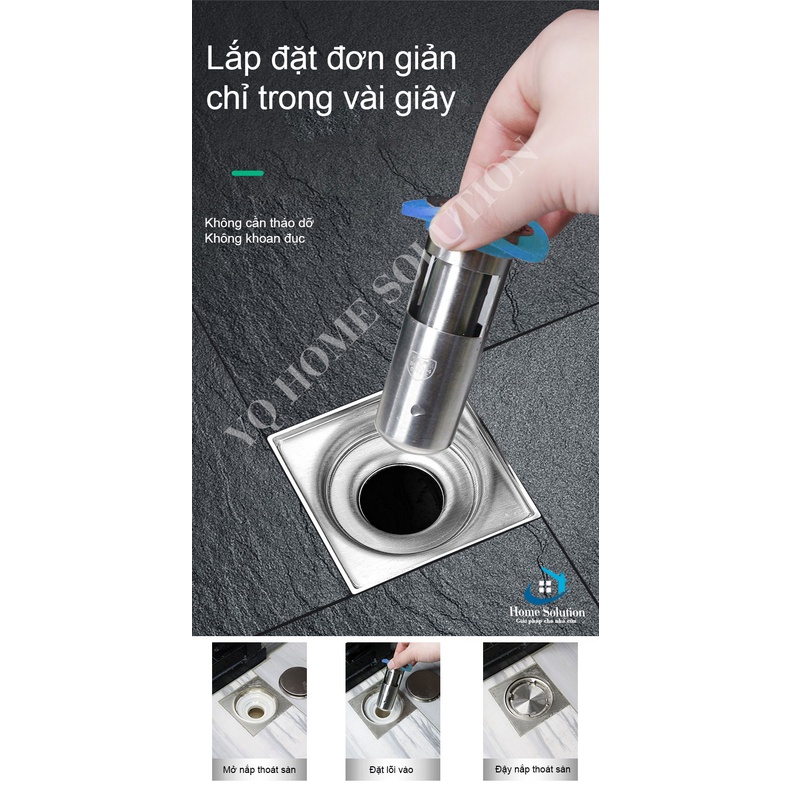 Lõi Thoát Sàn Inox Ngăn Mùi Hôi Mùi Cống Bao Giá Bao Chất Lượng