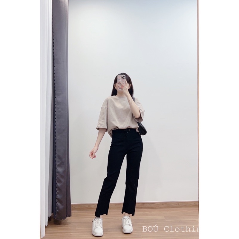 (Ảnh thật)Áo thun trơn dành cho nữ