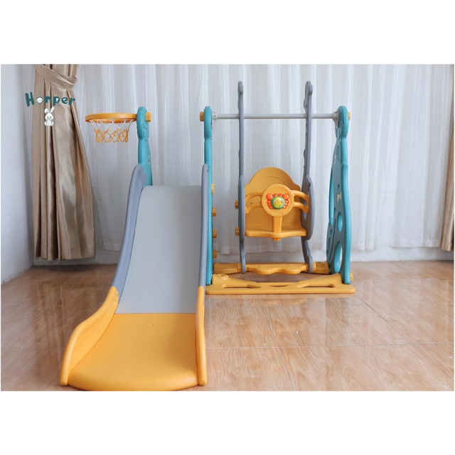 Cầu trượt xích đu