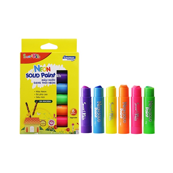 Màu Nước Dạng Thỏi Neon SK-WA3004 - 6 Màu - 8935276423128