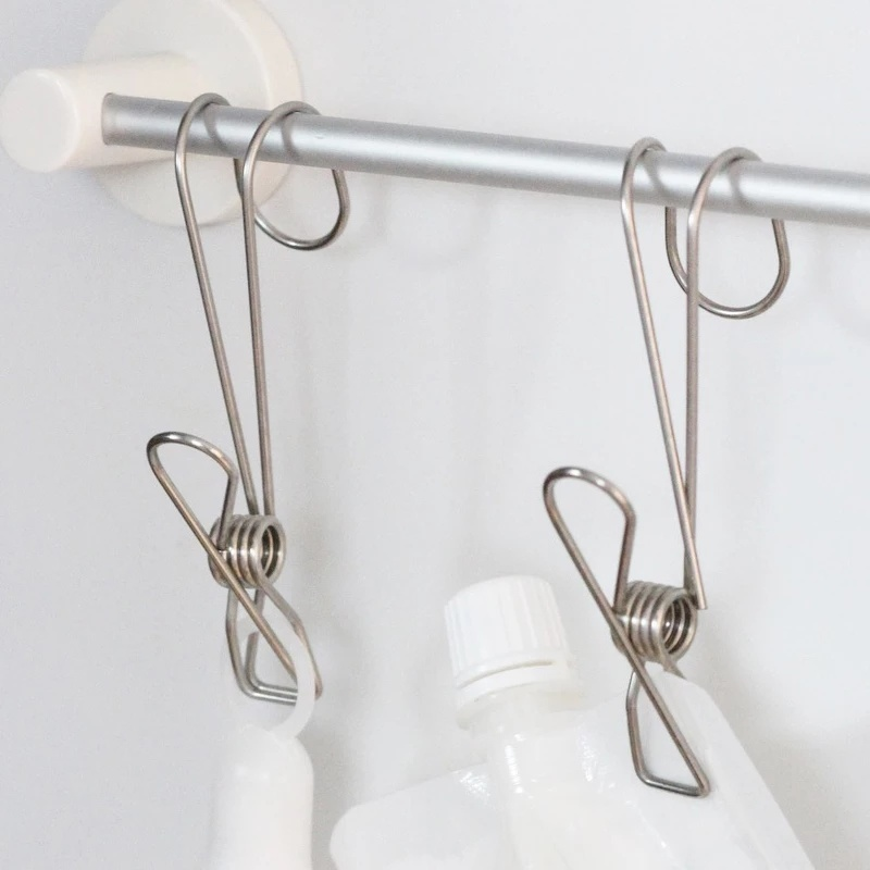 5 Kẹp phơi đồ đa năng bằng thép không gỉ tiện dụng