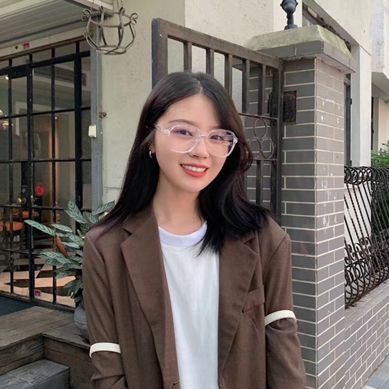 【HENGHA】【Hàng Có Sẵn】Kính Râm Oversize Hình Oval Màu Kẹo Thời Trang Cho Nữ