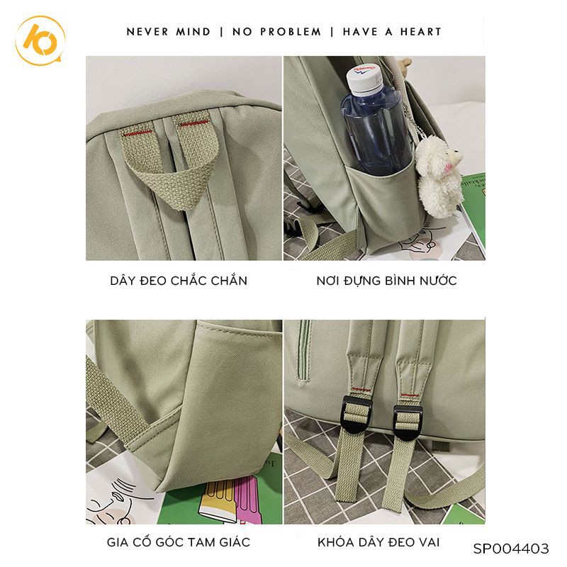 Balo UNISEX STYLE Hàn Quốc,balo thời trang cho sinh viên SP004403