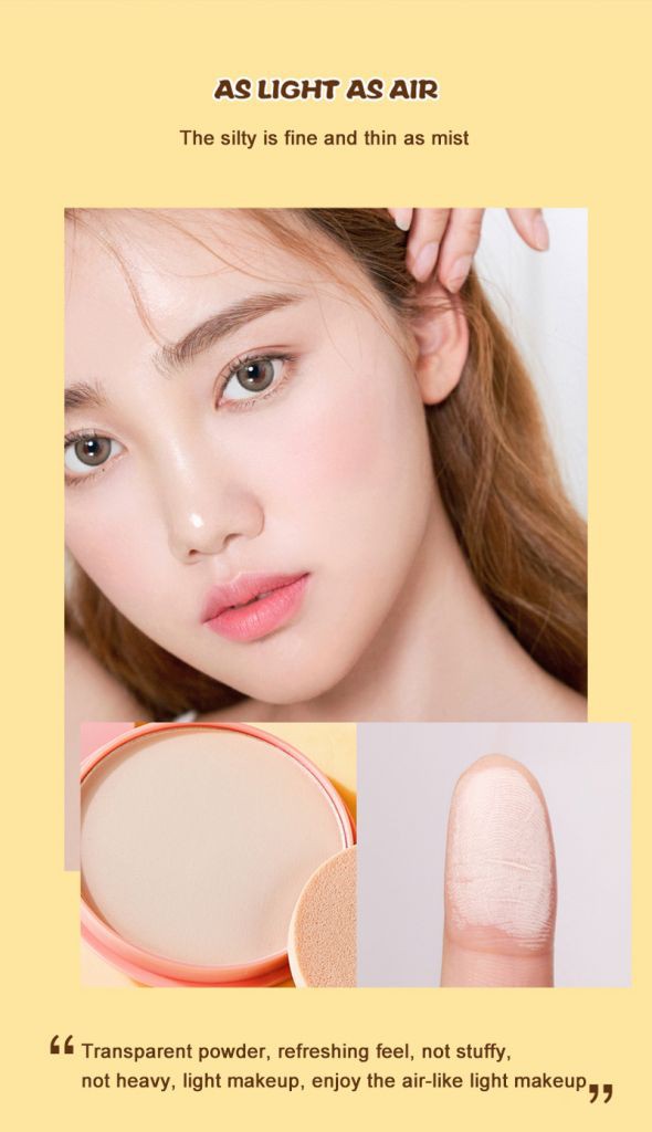 [Hàng mới về] Phấn phủ che khuyết điểm dưỡng ẩm kiểm soát dầu cho lớp trang điểm | BigBuy360 - bigbuy360.vn