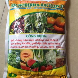 NẤM ĐỐI KHÁNG TRICHODERMA-BACILLUS,dùng làm phân bón