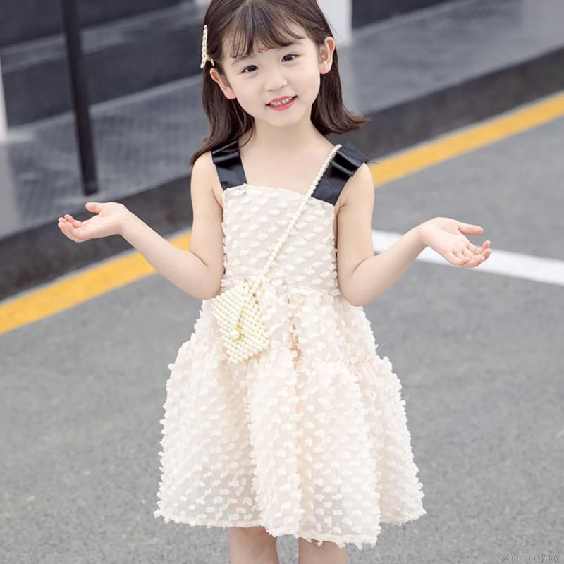 Đầm xòe công chúa xinh xắn dành cho bé gái