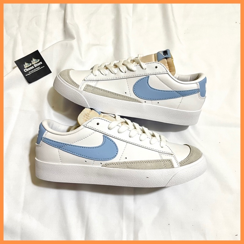 giày Nike 𝐁𝐥𝐚𝐳𝐞𝐫 low 77 trắng xanh cao cấp