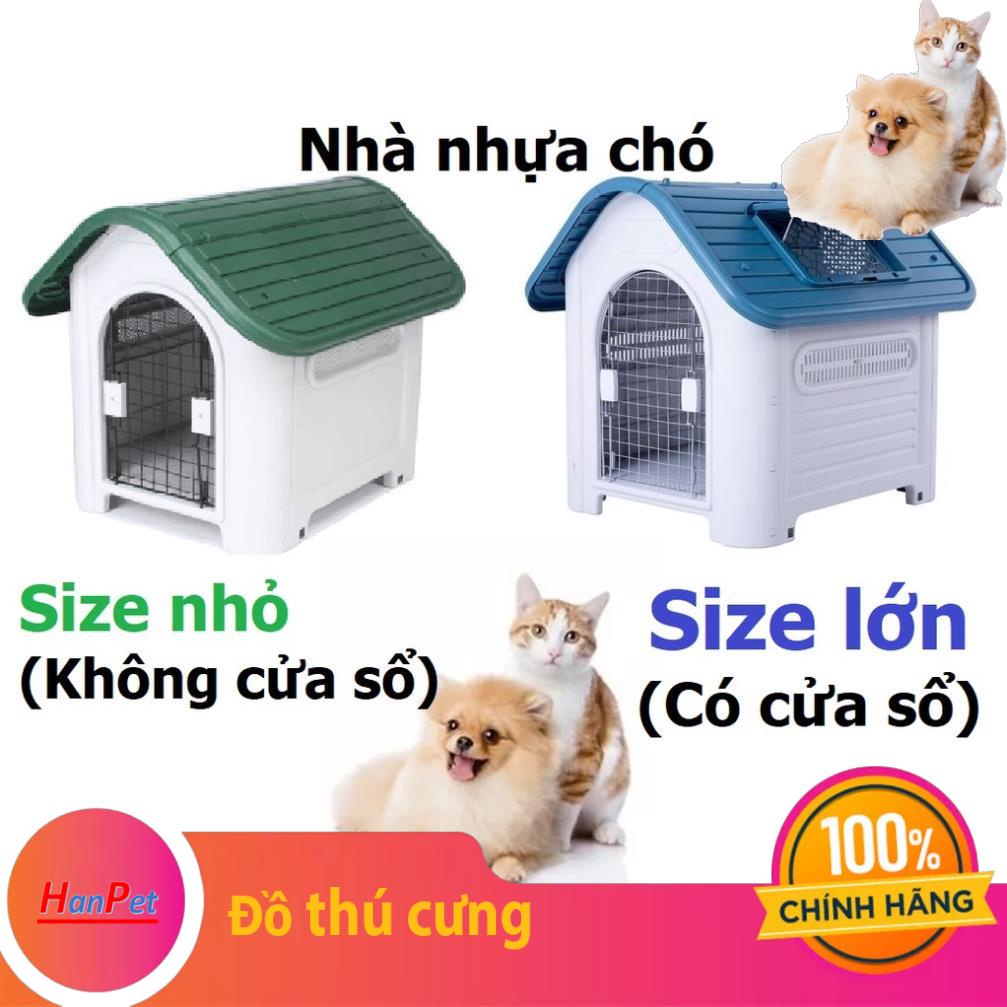 Nhà cho chó mèo ở (NHÀ NHỰA NGOÀI TRỜI) chuồng chó cao cấp