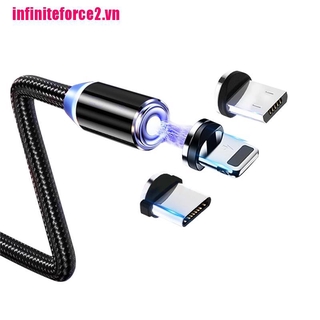 Dây Cáp Sạc Vn Micro Usb Type C Có Nam Châm Cho Android