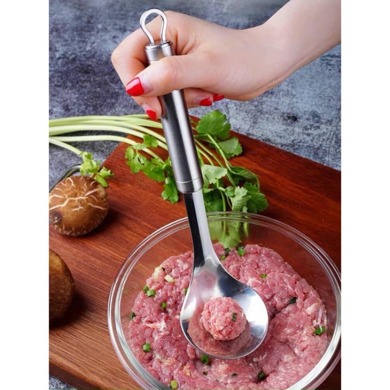 Muôi làm thịt viên,Muôi làm mọc( loại 1 dày đẹp)