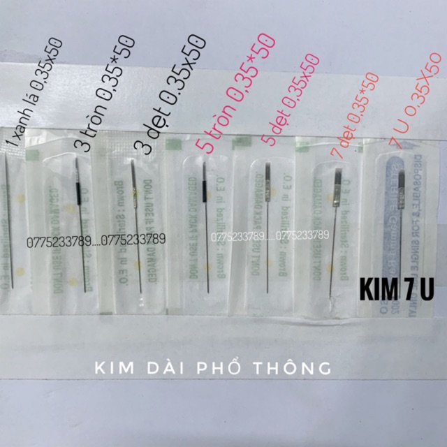 50_kim+50_ngòi phổ thông / shop _dụng cụ phun xăm