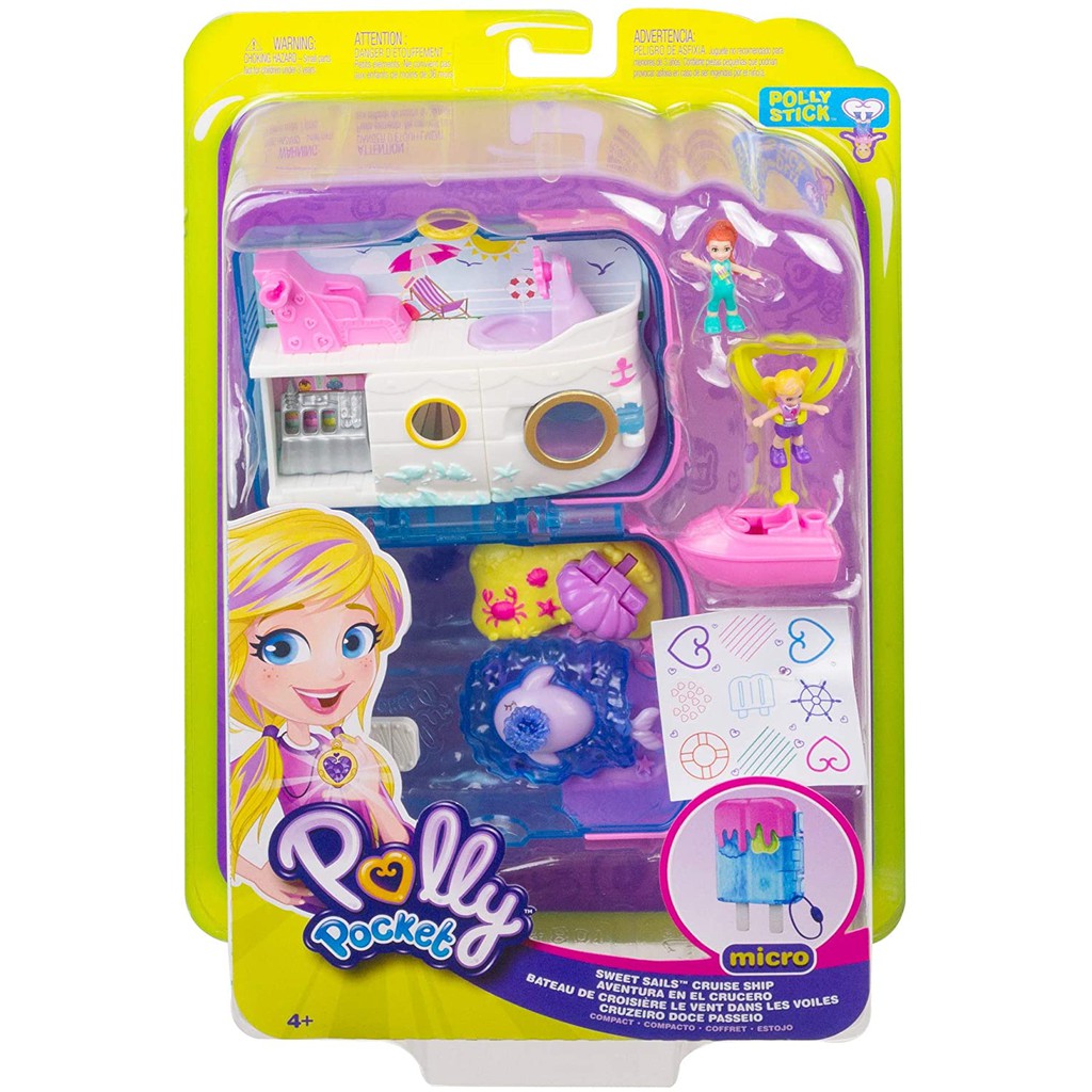 ĐỒ CHƠI POLLY POCKET - Polly Pocket cùng Du Thuyền khám phá biển xanh - MÃ SP GKJ49/FRY35 - HĐT