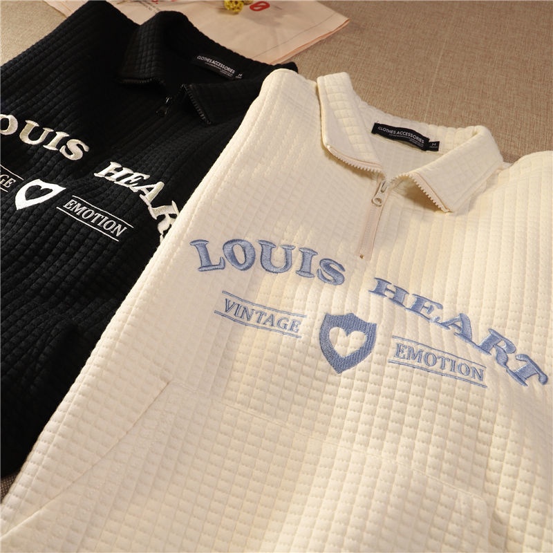 Sweater Mỏng Cổ Polo Dáng Rộng Phong Cách Thời Trang Nhật Bản | BigBuy360 - bigbuy360.vn