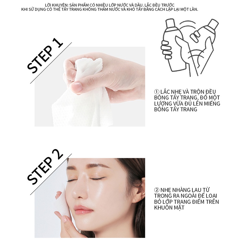 Nước Tẩy Trang Mắt và Môi Chuyên Dụng 2 lớp  Eye &amp; Lip Makeup Remover 150ml-URBDSY150