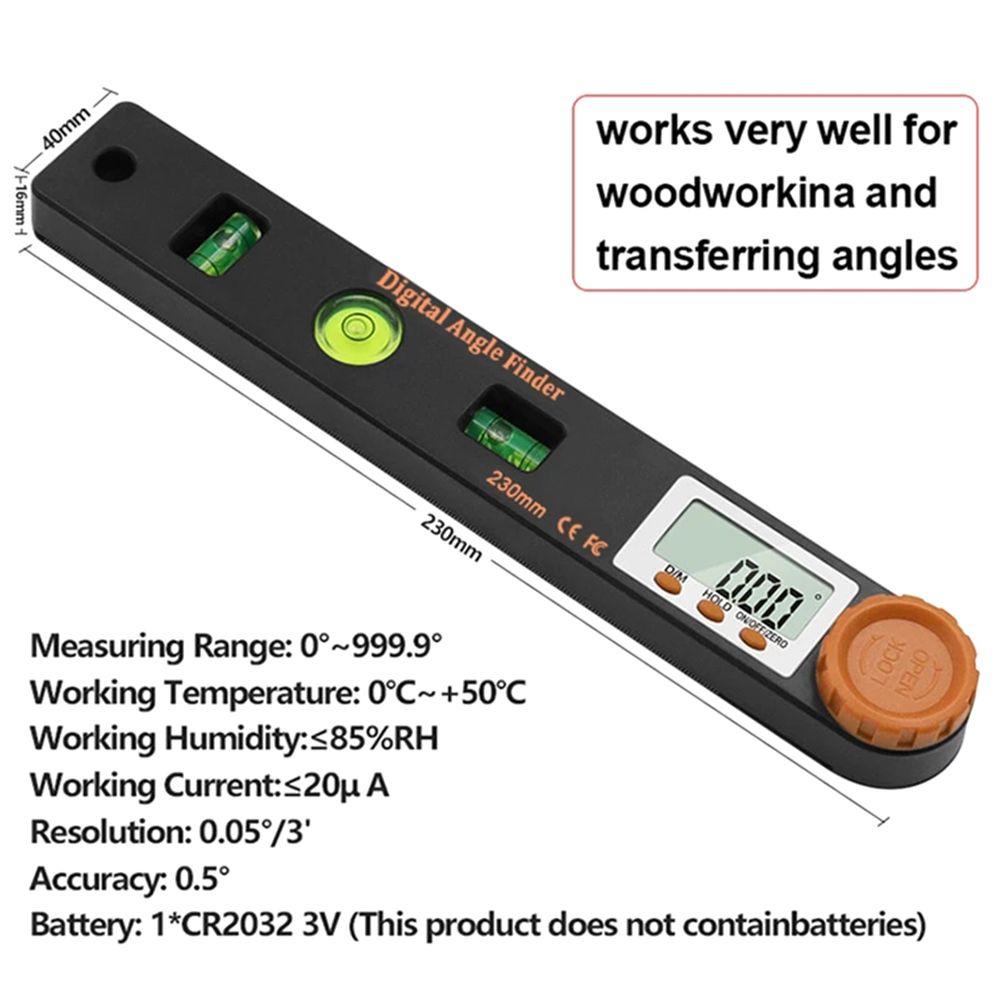 Máy Đo Góc Kỹ Thuật Số 4 Trong 1 Hiệu Kat1 0-999.95° Máy Dò Góc Chuyên Dụng Chất Lượng Cao