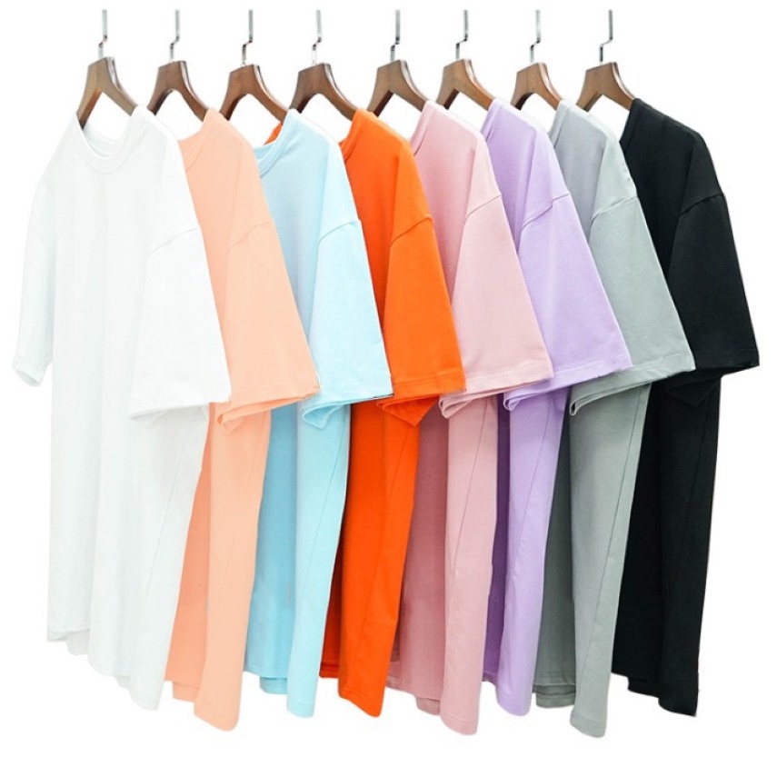 Áo thun nam nữ Unisex phông trơn tay lỡ form rộng nhiều màu