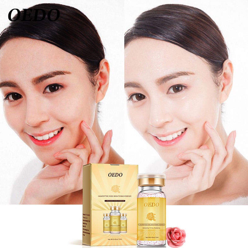 Serum Dưỡng Da Hoa hồng OEDO Và Săn Chắc Da Thu Nhỏ Lỗ Chân Lông Chống Lão Hóa Ẩm Làm Trắng Da 12ml