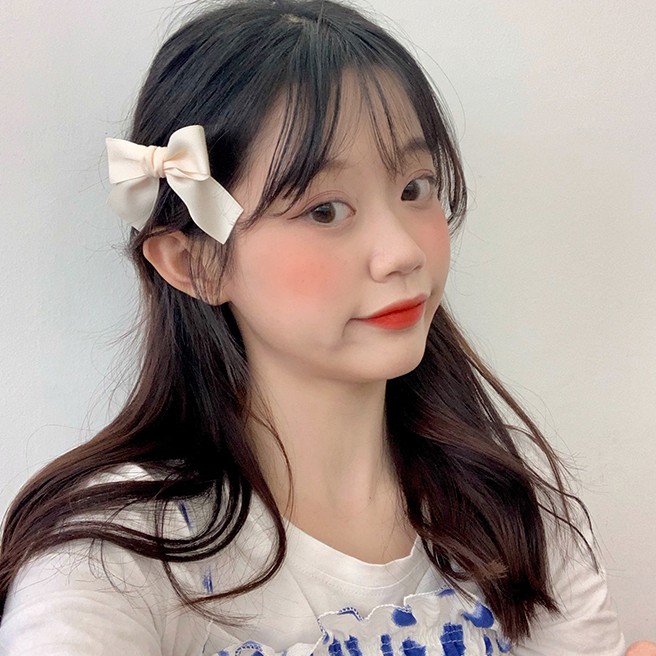 Cột Tóc, Kẹp Tóc Nơ Ruy Băng Đáng Yêu Thanh Lịch (lẻ 1 cái)