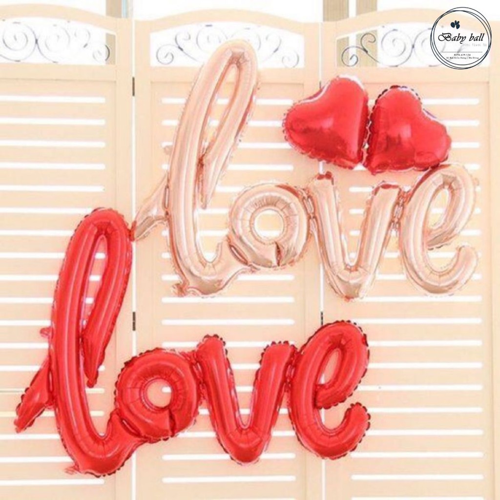 Chữ Love Liền size 70cm