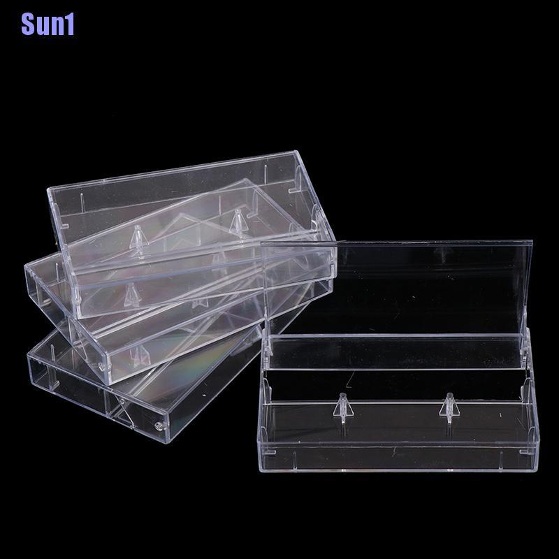 Sun1 &gt; 10 Hộp Băng cassette Trong Suốt