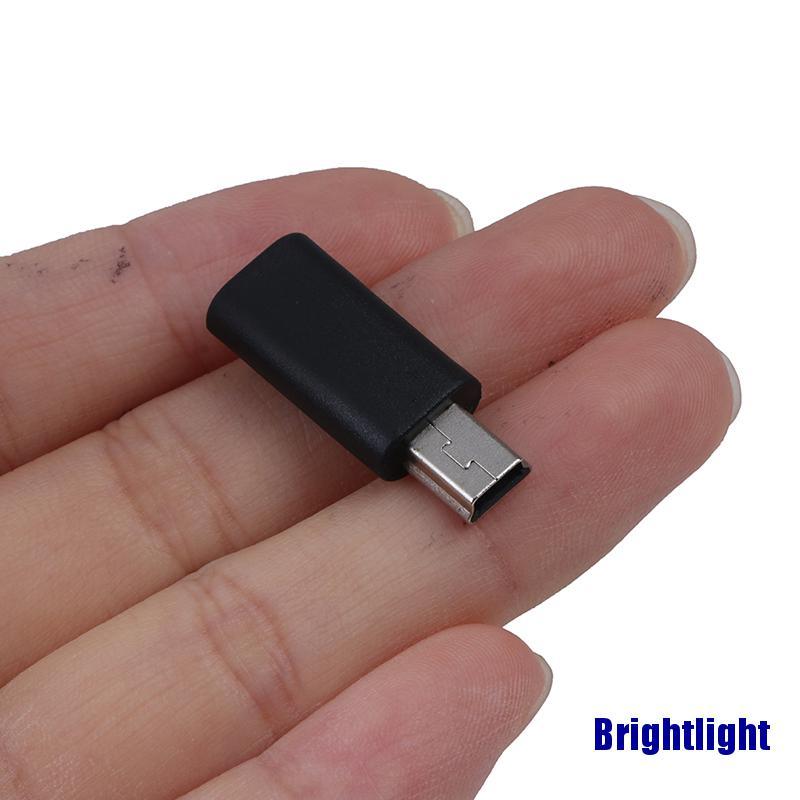 Đầu Chuyển Đổi Micro Usb Female Sang Mini Usb Male Màu Đen