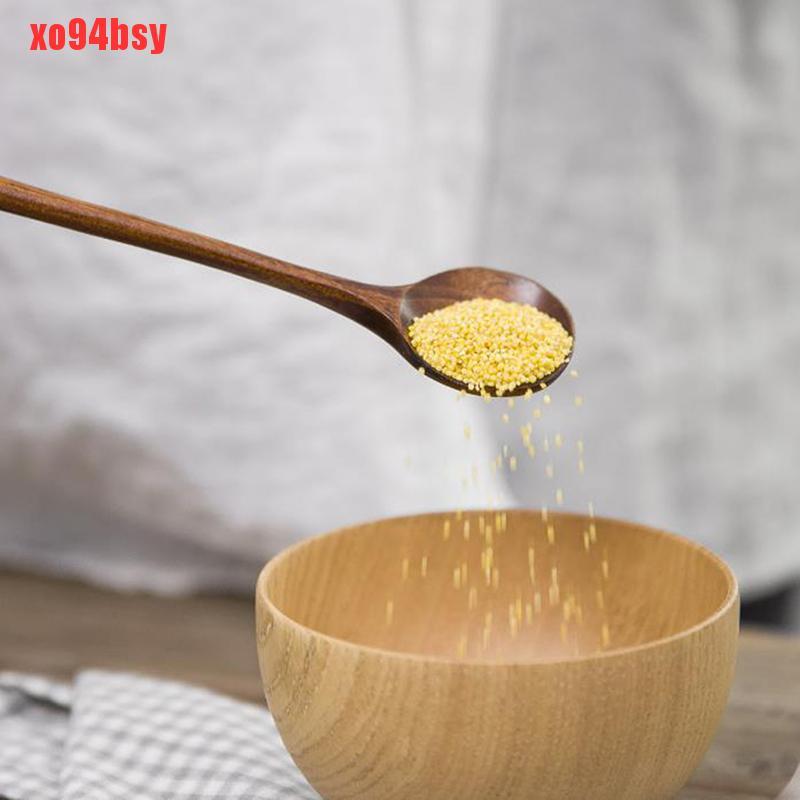 1 Muỗng Gỗ Cán Dài Hình Tròn 94bsy