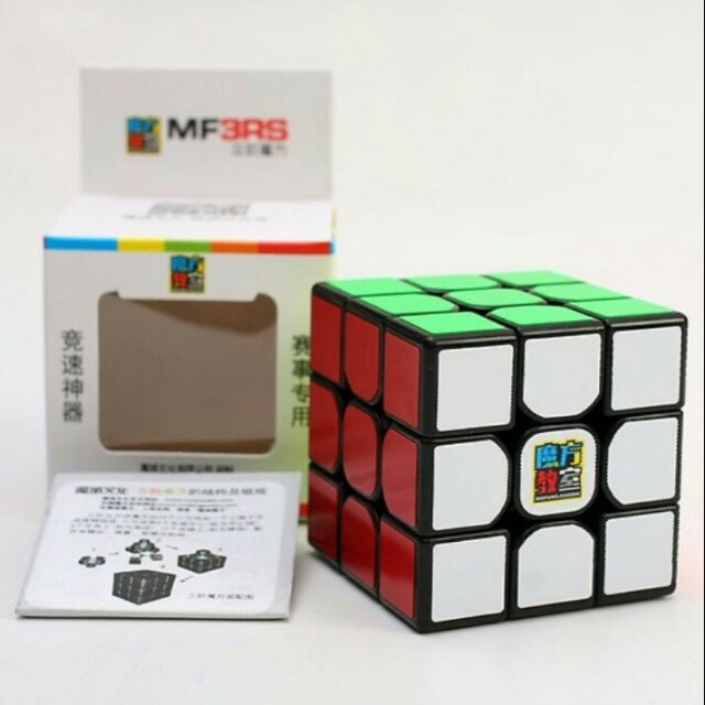 Đồ chơi Rubik 3x3 MoYu MoFangJiaoShi 3x3 MF3RS Black - Rubik Ocean