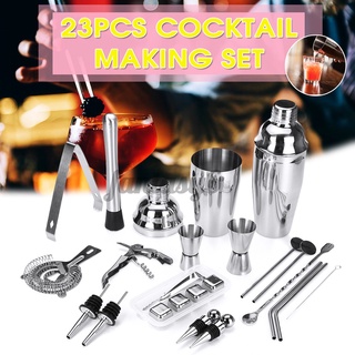Bộ 23 Dụng Cụ Pha Chế Cocktail Bằng Thép Không Gỉ