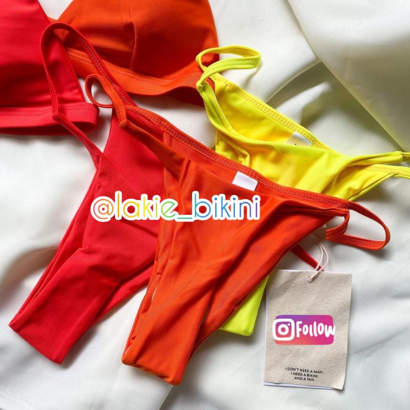 Bikini 2 Mảnh Sexy Tam Giác Basic Tanning Siêu Nâu Tây