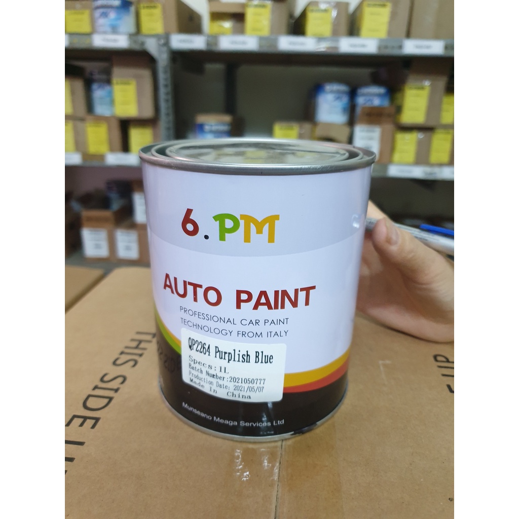 Sơn gốc 2K màu xanh dương tím Auto Paint QP2264 1Lít