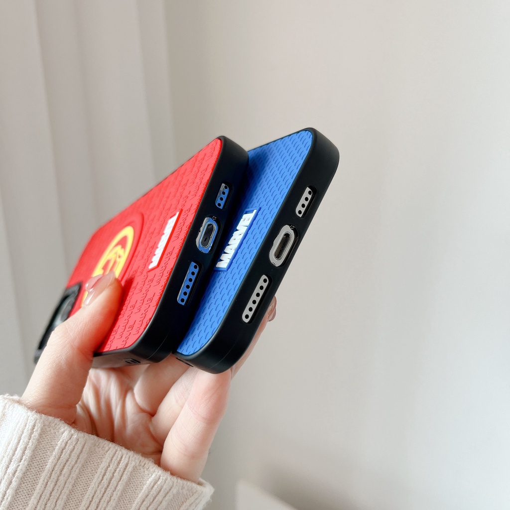 Marvel Ốp Điện Thoại Họa Tiết Siêu Anh Hùng marvel Cho iphone 15 14 13 12 11 pro max plus xr