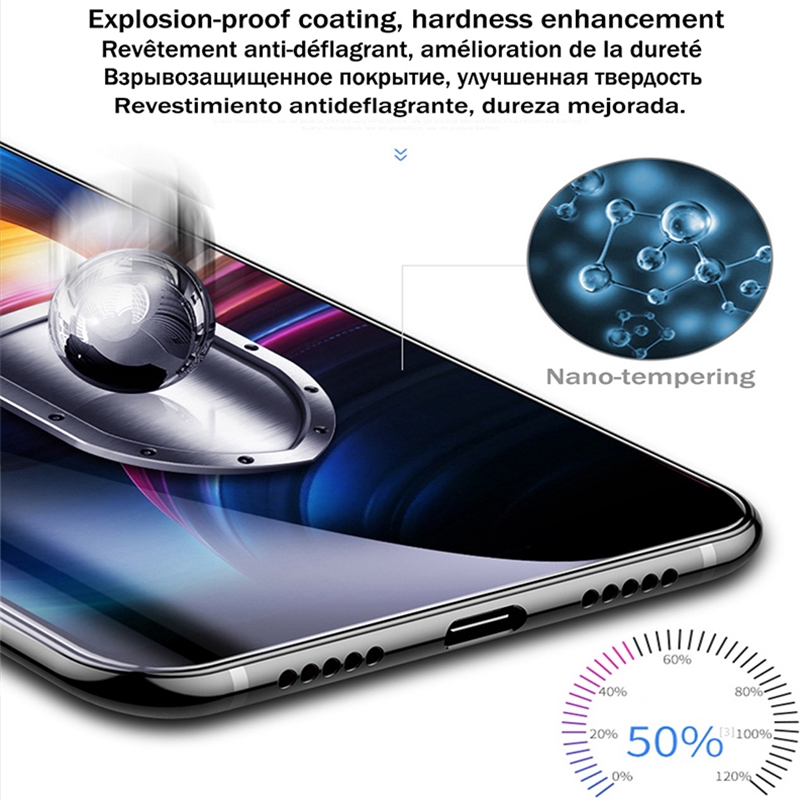 Kính cường lực 9D bảo vệ toàn diện cho Huawei Nova 11i 11 10 SE 9 SE 8i 7i 7 Y70 6 SE 5T 4 4E 3 3i