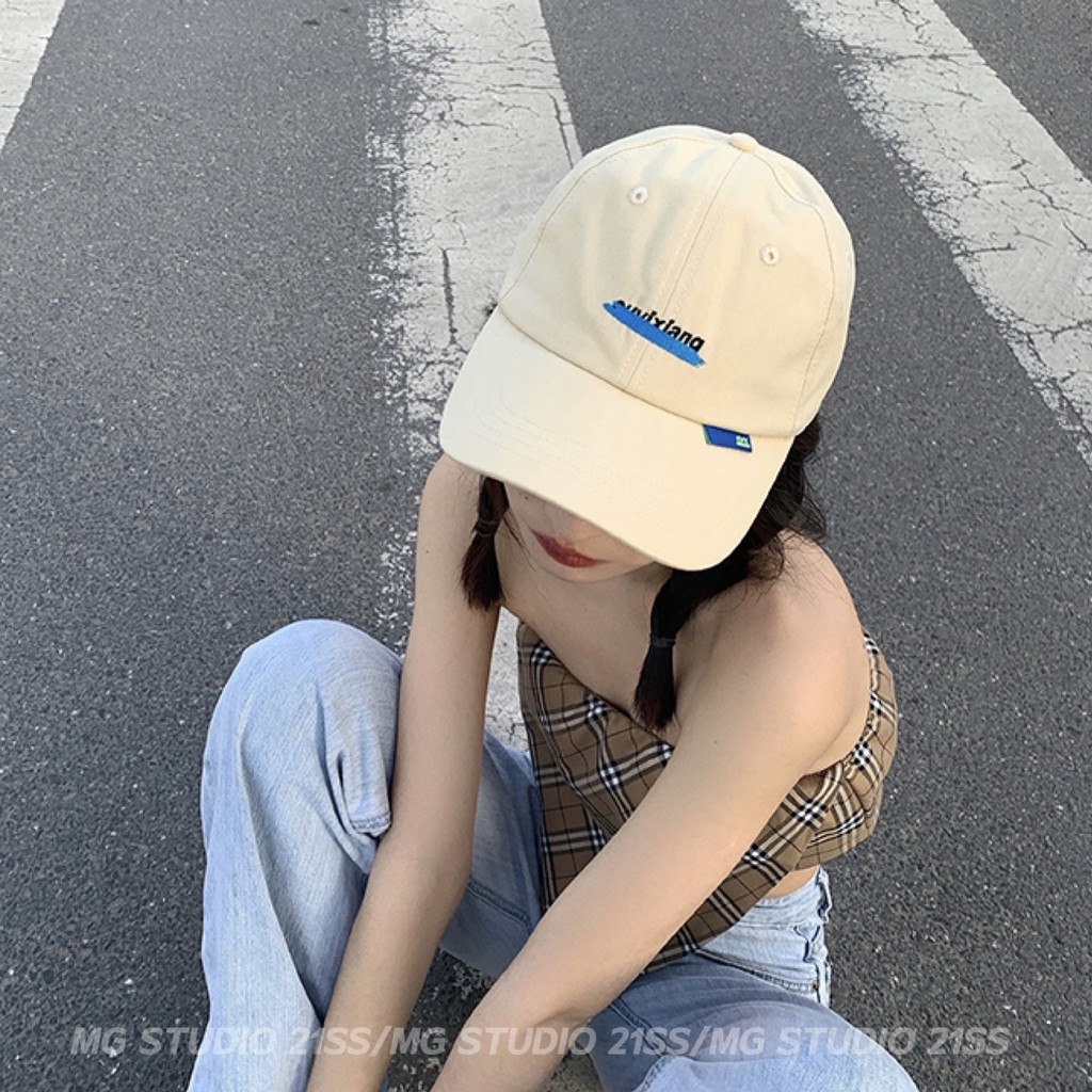 Mũ lưỡi trai MG STUDIO thêu chữ ouyixiang 5 màu tùy chọn