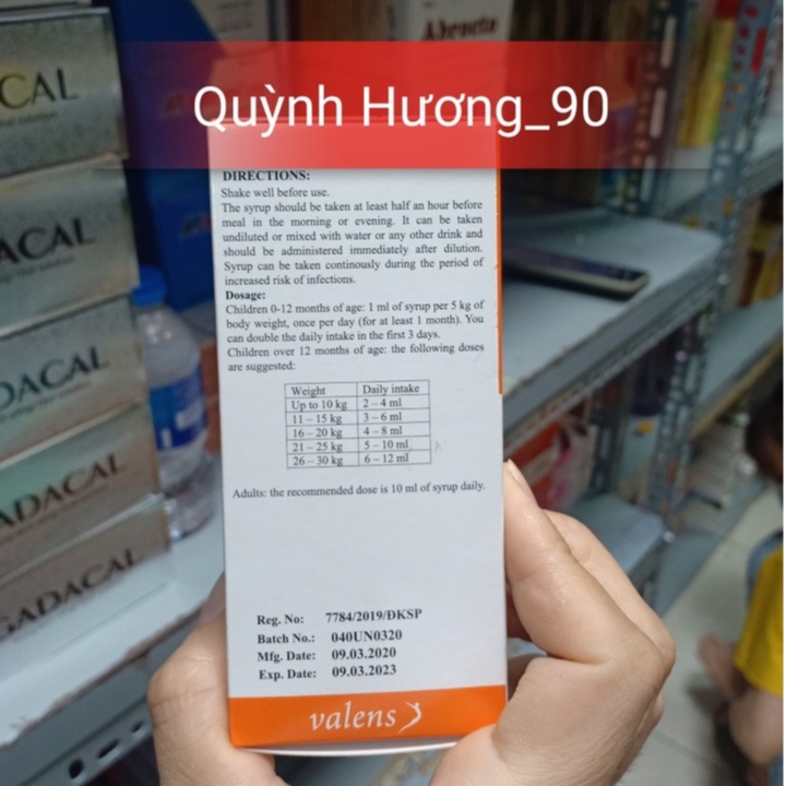 GADOPAX FORTE - hỗ trợ tăng sức đề kháng của cơ thể bé