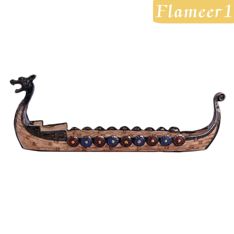 1 Đế Cắm Nhang Hình Rồng Viking Bằng Nhựa Resin Giá Đỡ