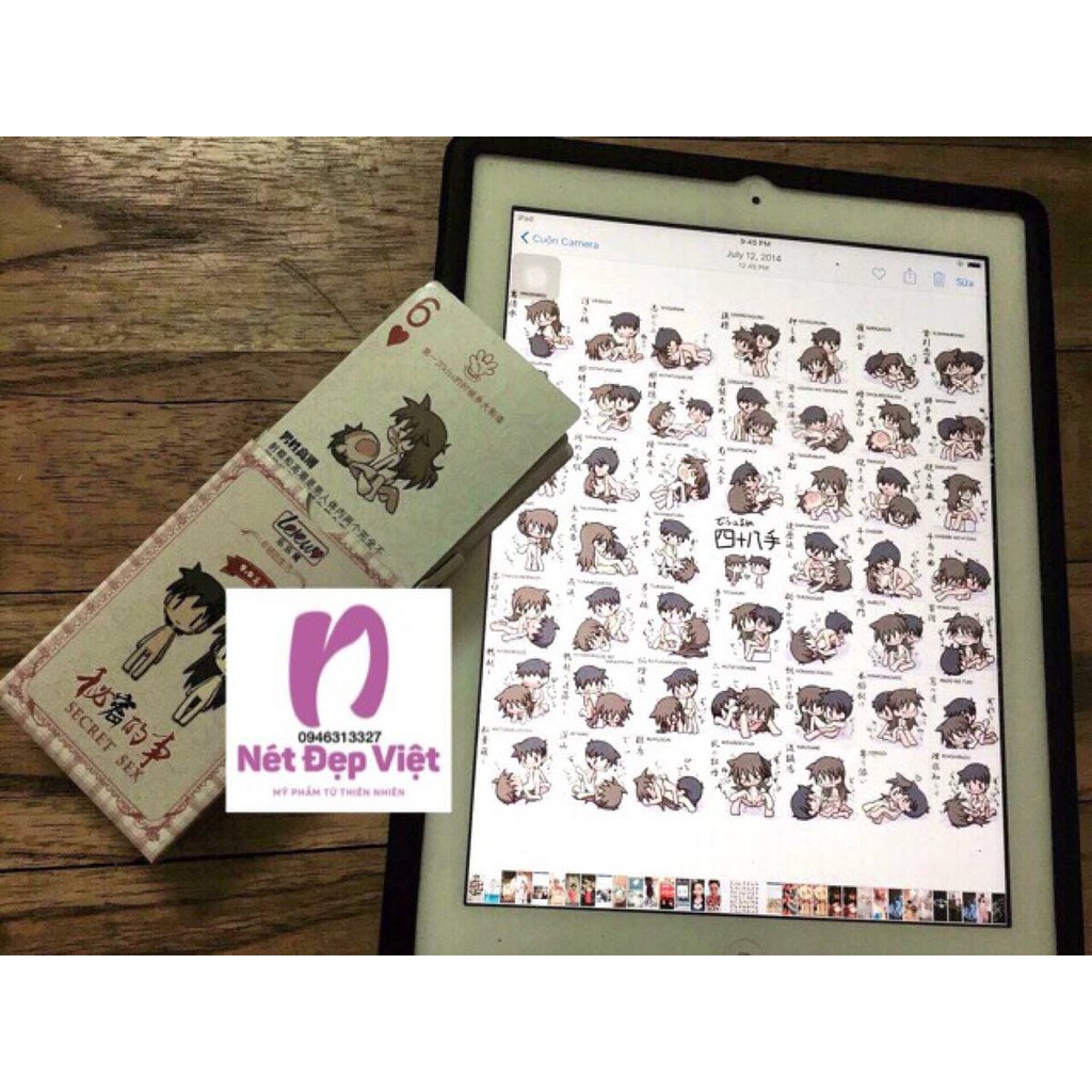 Bộ Bài Tây Tình Yêu Phong Cách Người Lớn Kamasutra 52-54 Lá Vui Nhộn