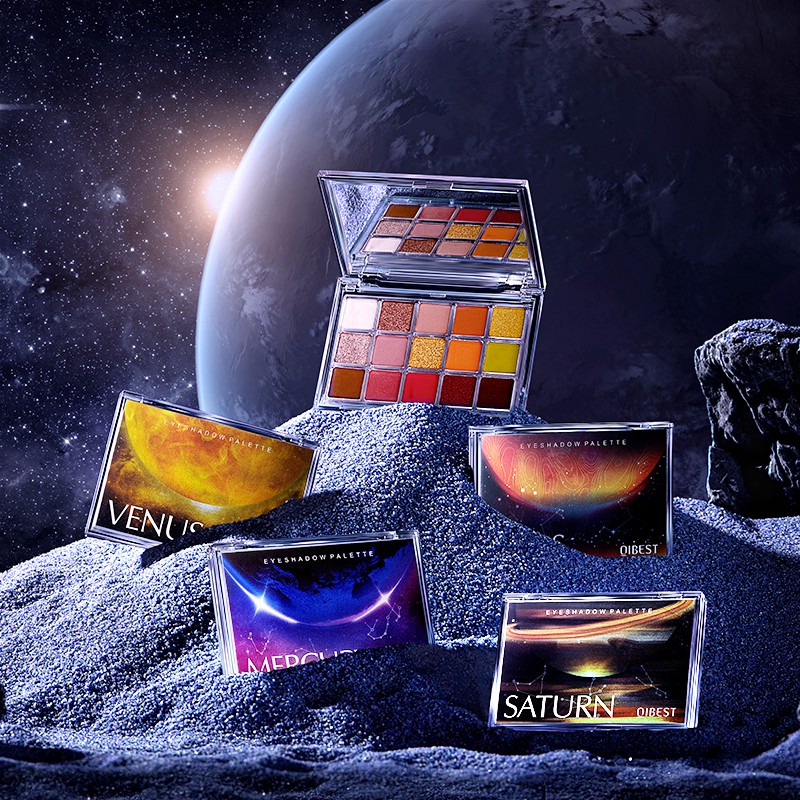 Bảng phấn mắt QIBEST 15 màu với 5 tông màu thời thượng tuỳ chọn 145.5g | BigBuy360 - bigbuy360.vn