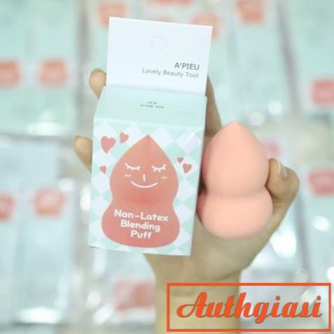 Hàng Hàn- Mút tán kem hồ lô Apieu Non Latex Blending Puff A'Pieu