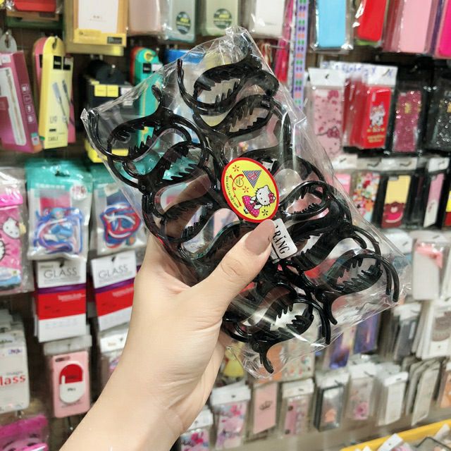 Kẹp càng cua 3 răng đen, đủ màu