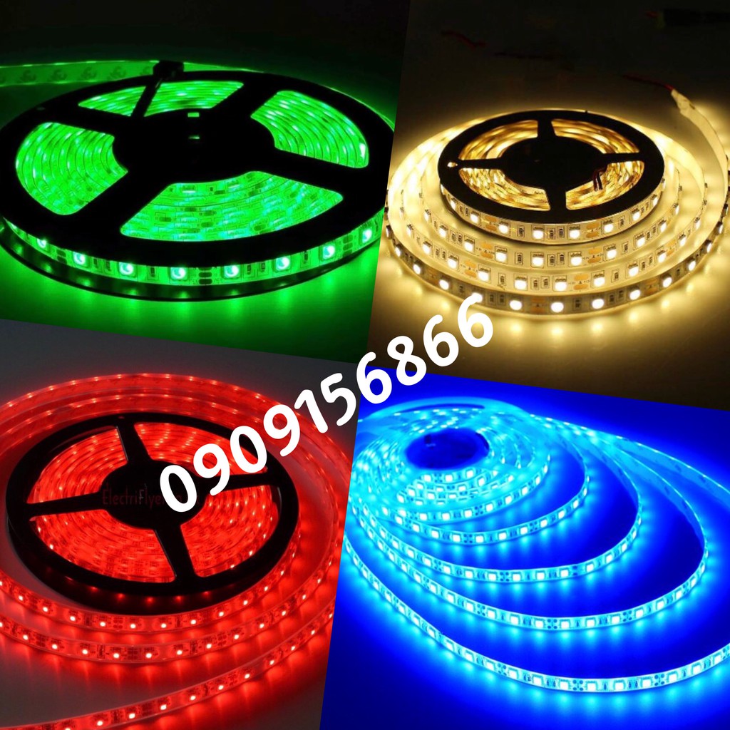 Led dán 5050 có bọc keo 12V 24V