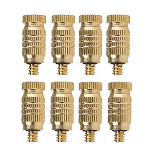 Đầu béc phun sương bằng đồng số 1, 2,3,4,5,6,7,8... chân nối phi ống 8mm