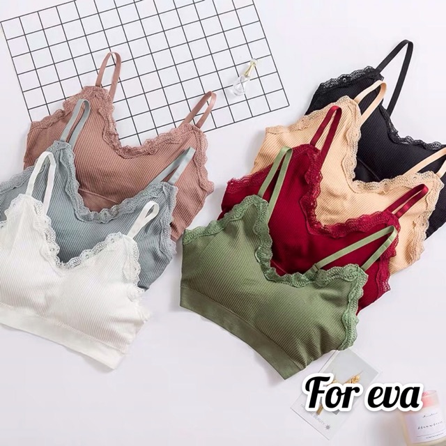 Bra tăm viền ren dây điều chỉnh ngắn dài ms 821 | BigBuy360 - bigbuy360.vn