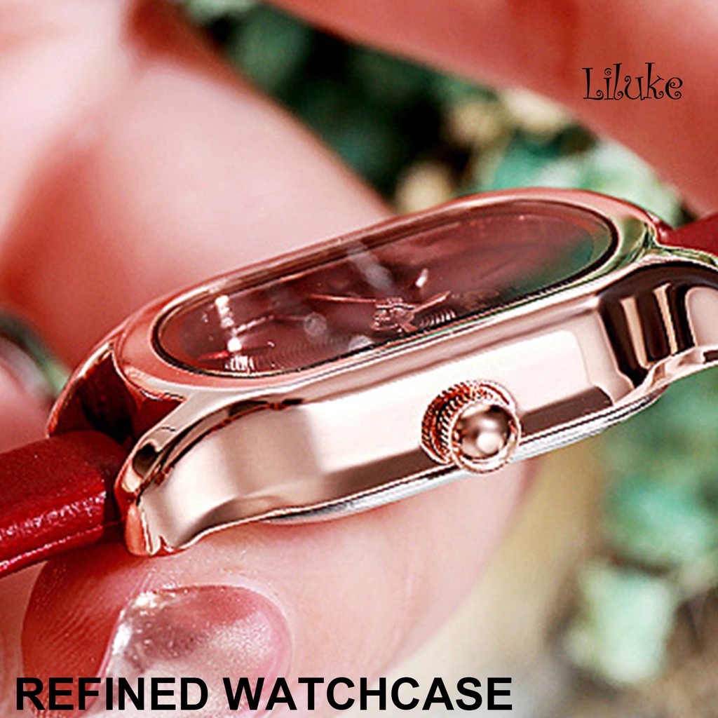 Đồng Hồ Đeo Tay Mặt Vuông Nhỏ Phong Cách Retro Dành Cho Nữ