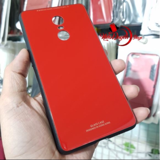 Ốp lưng Xiaomi Redmi Note 4X mặt lưng kính tráng gương viền dẻo