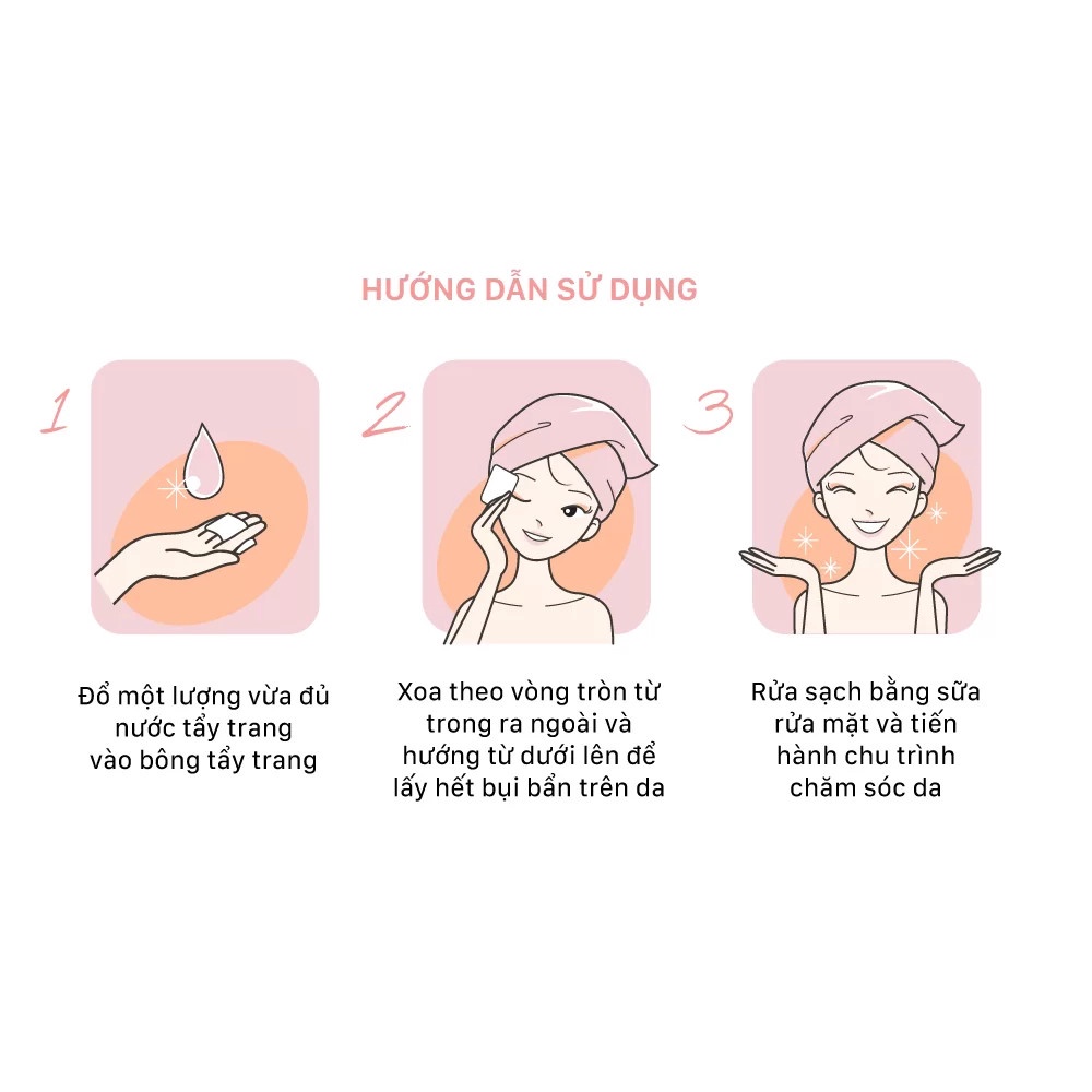 Nước tẩy trang làm sạch sâu, nhẹ dịu cho mọi loại da OMUSE - Daily Pure Skin Micellar Water 200ml