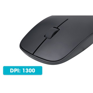 Chuột Không dây Bluetooth Rapoo T200 Đen xám - không tiếng ồn, cho người thuận 2 tay